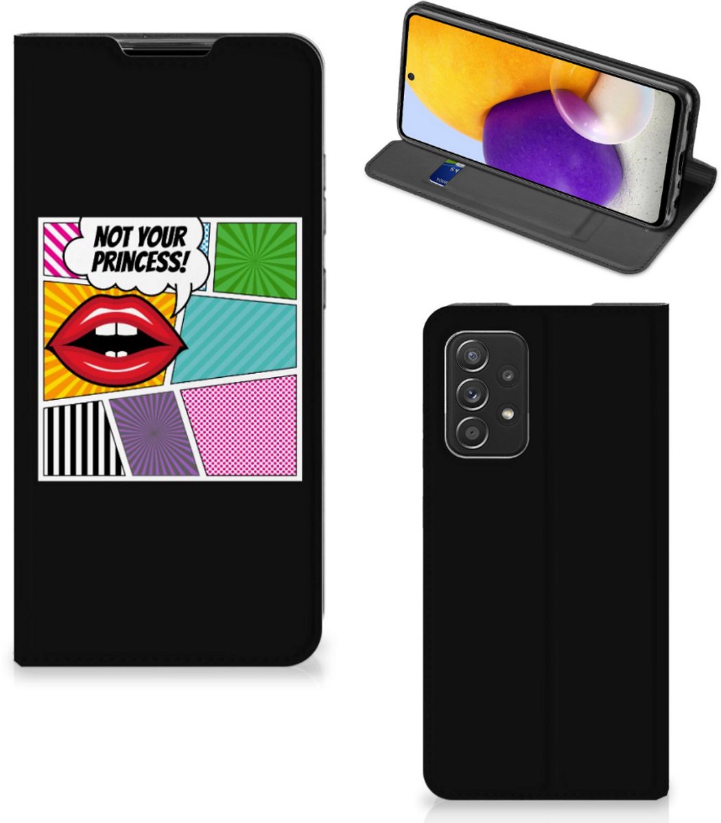 Samsung Galaxy A72 (5G/4G) Hippe Standcase Popart Princess