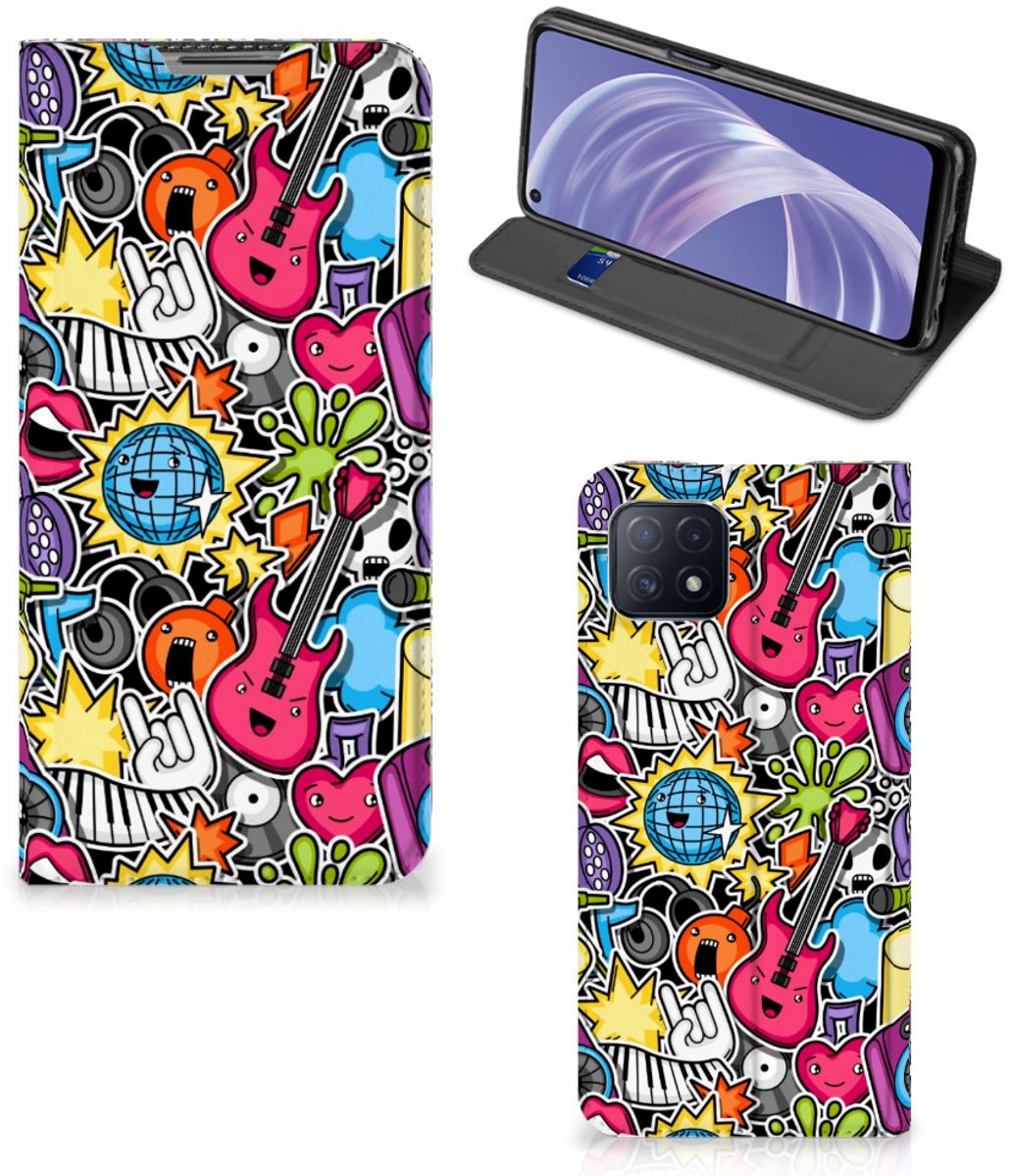 OPPO A73 5G Hippe Standcase Punk Rock