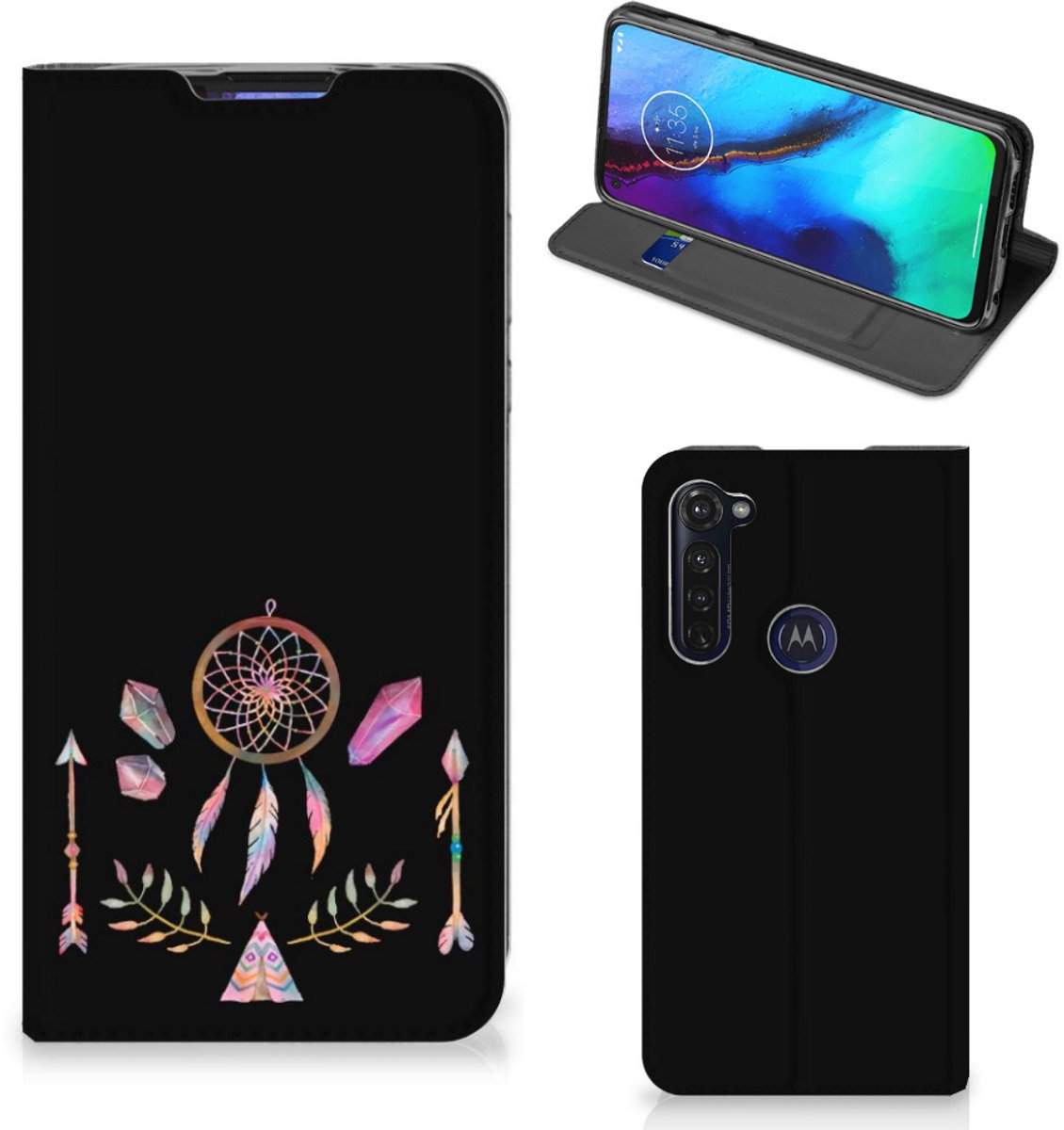 Motorola Moto G Pro Magnet Case Boho Dreamcatcher