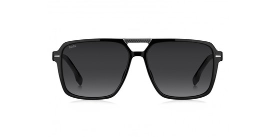 Boss BOSS 1766/S BLACK/GREY SHADED 59/14/150 Herrenbrillen Zonnebrillen — afbeelding 2