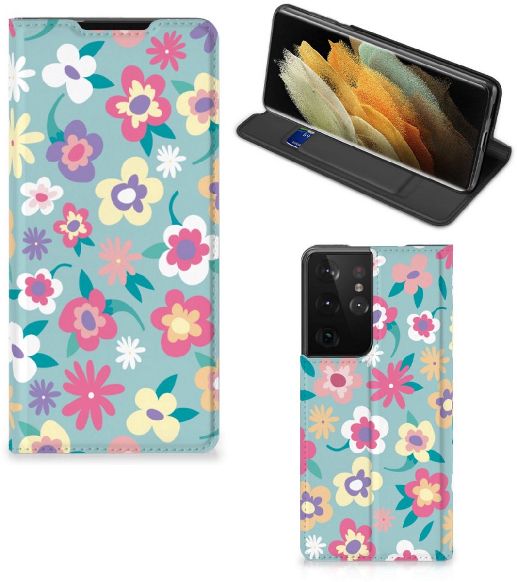 Samsung Galaxy S21 Ultra Smart Cover Flower Power