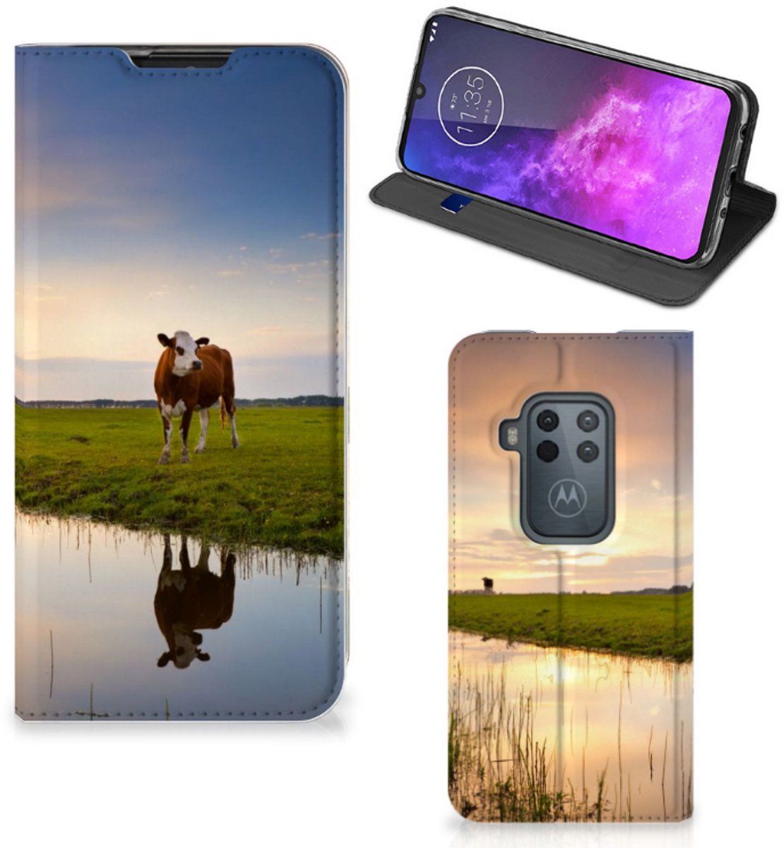 Motorola One Zoom Hoesje maken Koe