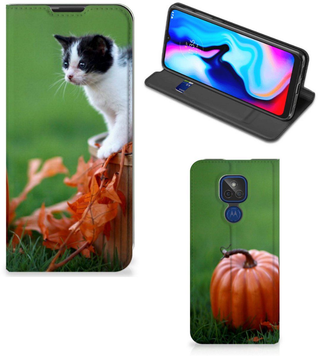 Motorola Moto G9 Play Hoesje maken Kitten