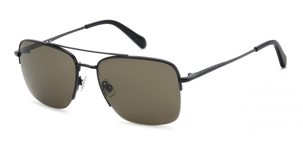 Fossil FOS 2164/G/S Matte black 57/18/145 MAN Zonnebrillen