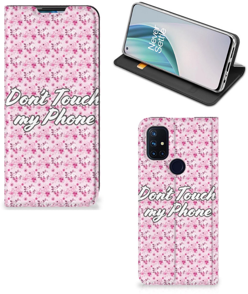 OnePlus Nord N10 5G Design Case Flowers Pink DTMP