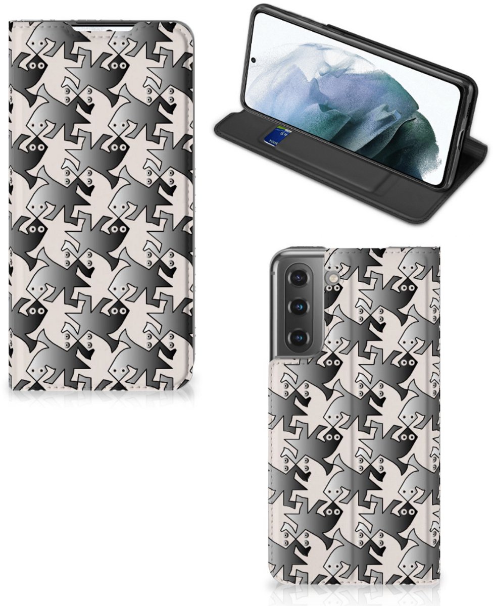 Samsung Galaxy S21 FE Hoesje maken Salamander Grey
