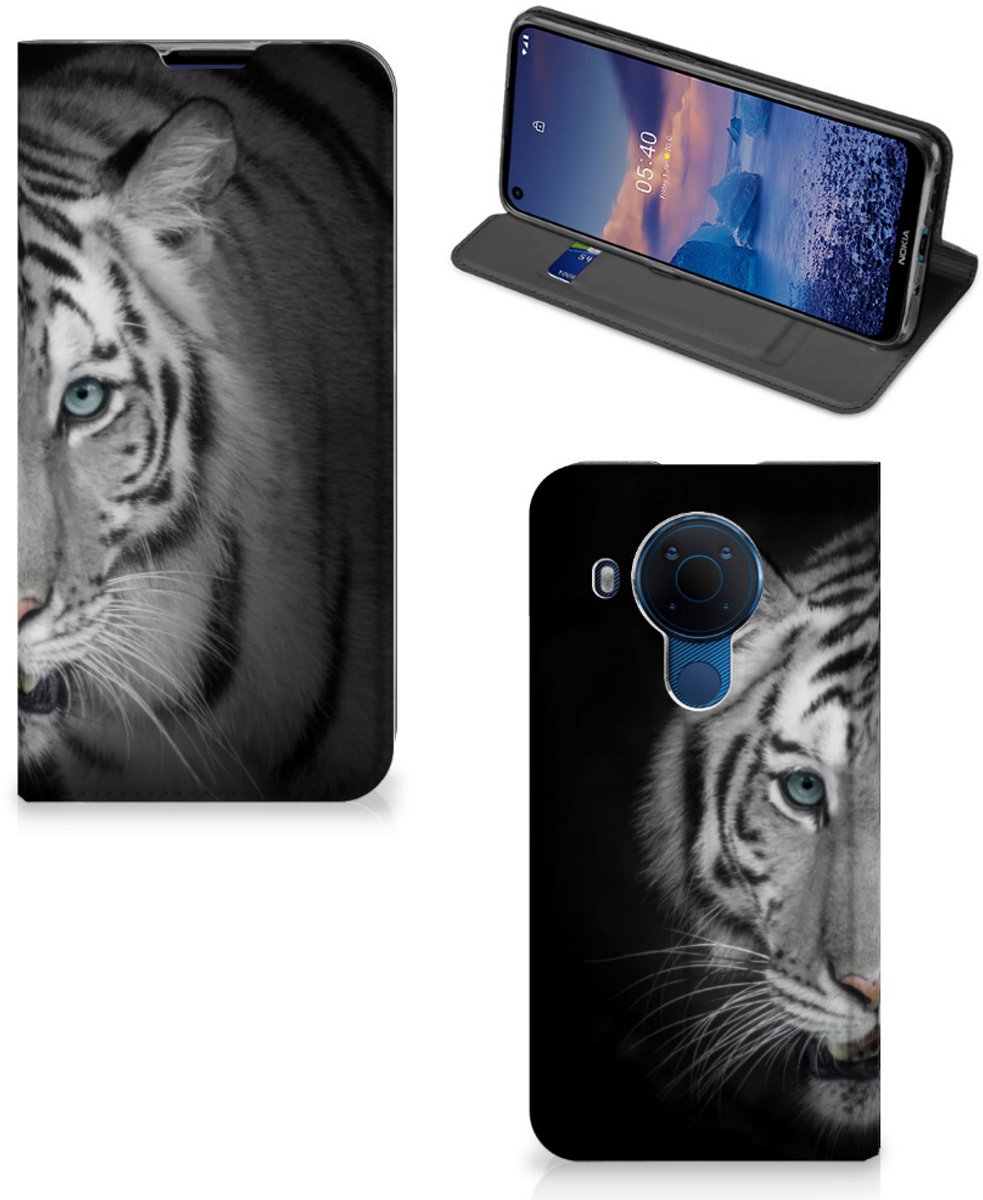 Nokia 5.4 Hoesje maken Tijger