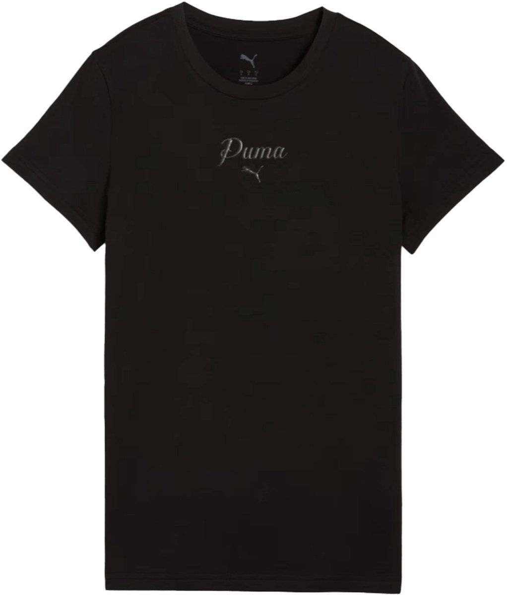 Puma essentials graphics t-shirt in de kleur . Zwart