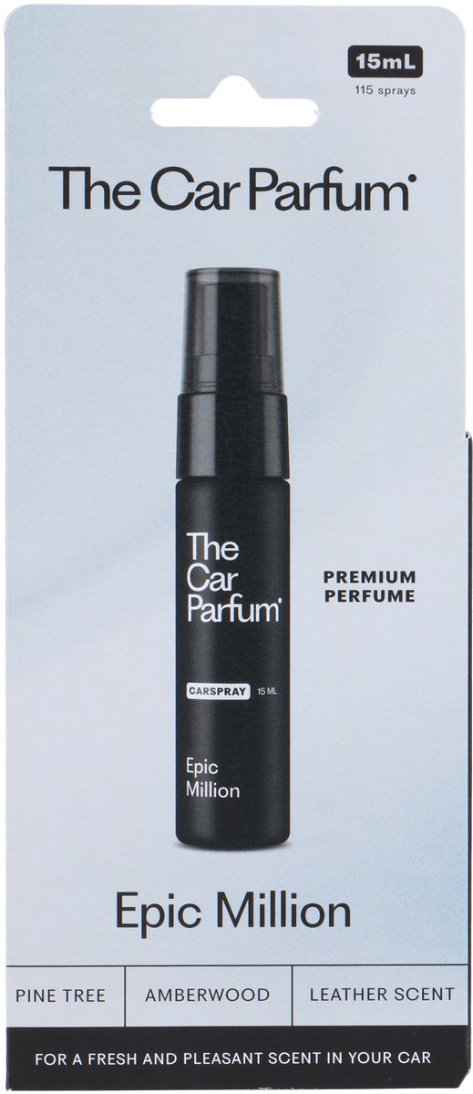 The Car Parfum Luchtverfrisser Epic Million 15ml