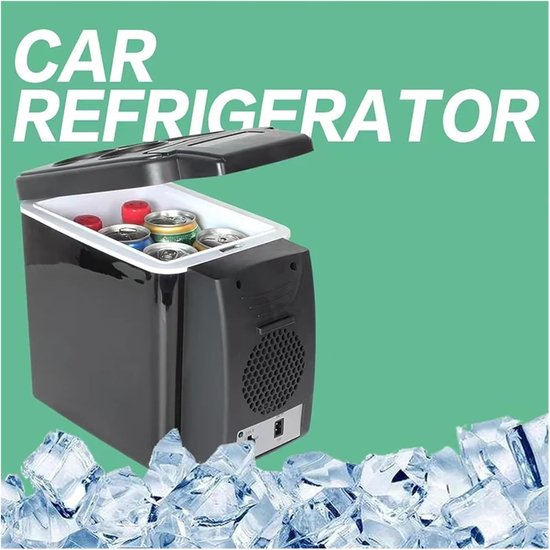 6L 12V Elektrische Koelbox - Draagbare Mini-Koel-/Vrieskast voor in de Auto - Koel- en Verwarmingsapparaat voor Voertuigen van Merkloos — afbeelding 2