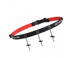 BTTLNS startnummerband - triathlon race belt - hardloopriem - hardloopband - inclusief gel vakjes - Keeper 2.0 - zwart