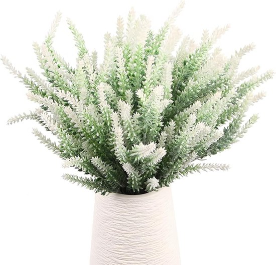 Decoratieve Kunstlavendel Bloemen, 12 Stuks, 38 cm, Realistische Simulatie, Perfect voor Thuis, Tuin en Kantoor