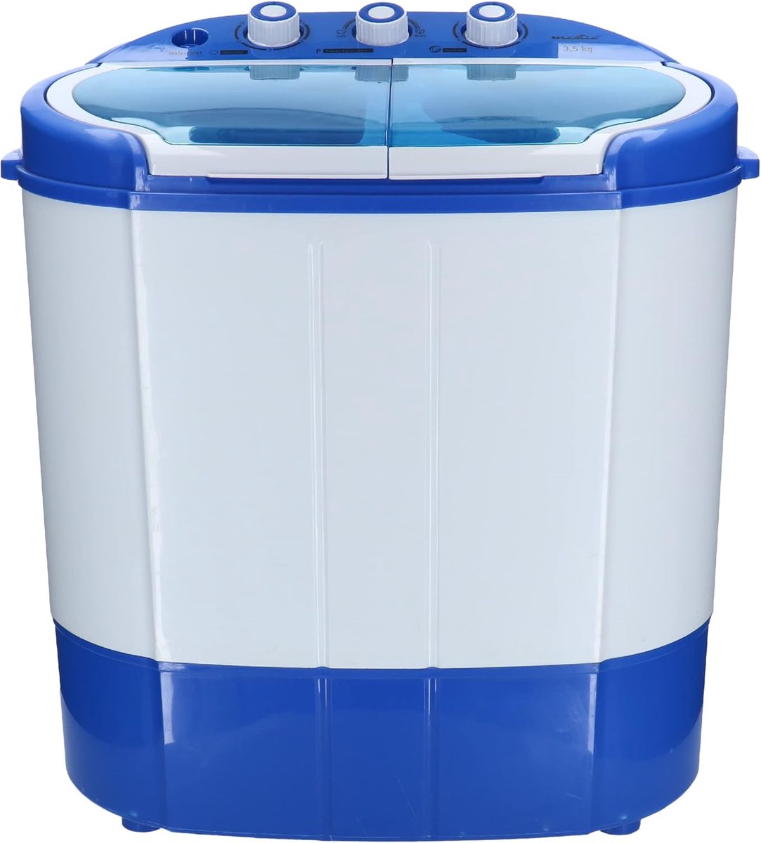 Compacte Wasmachine Mini Wasmachine Snel Wassen Met Centrifuge 3.5 kg Capaciteit Wit