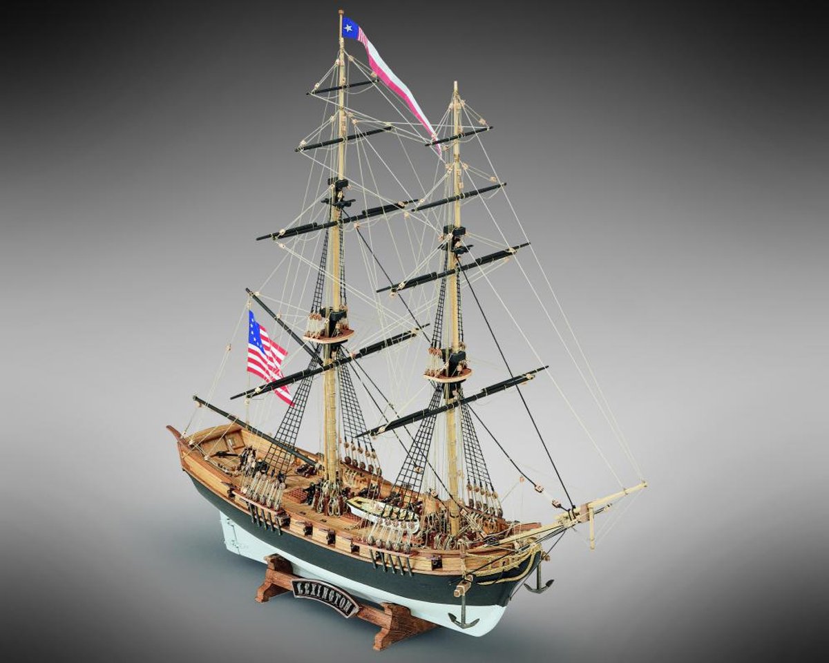 Mamoli MV48 Lexington houten scheepsmodel schaal 1:100 DIY