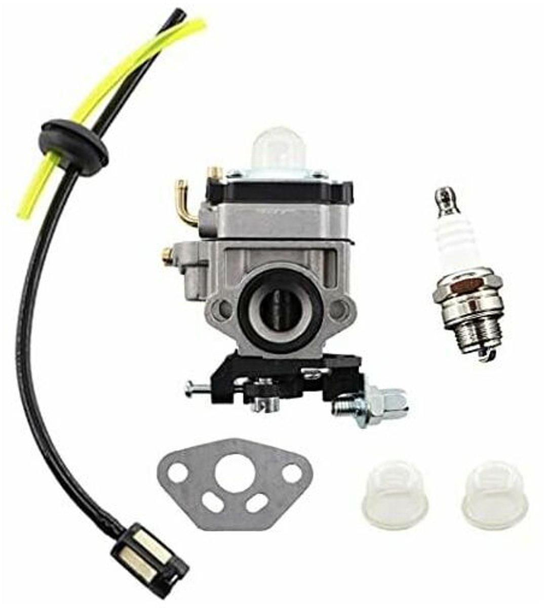 11 mm carburateur geschikt geschikt voor brandstoffilter en bougie. Geschikt geschikt voor AL-KO bosmaaiers BC410, BC4535 en BC4125. Cilinderinhoud: 22 cc tot 36 cc.