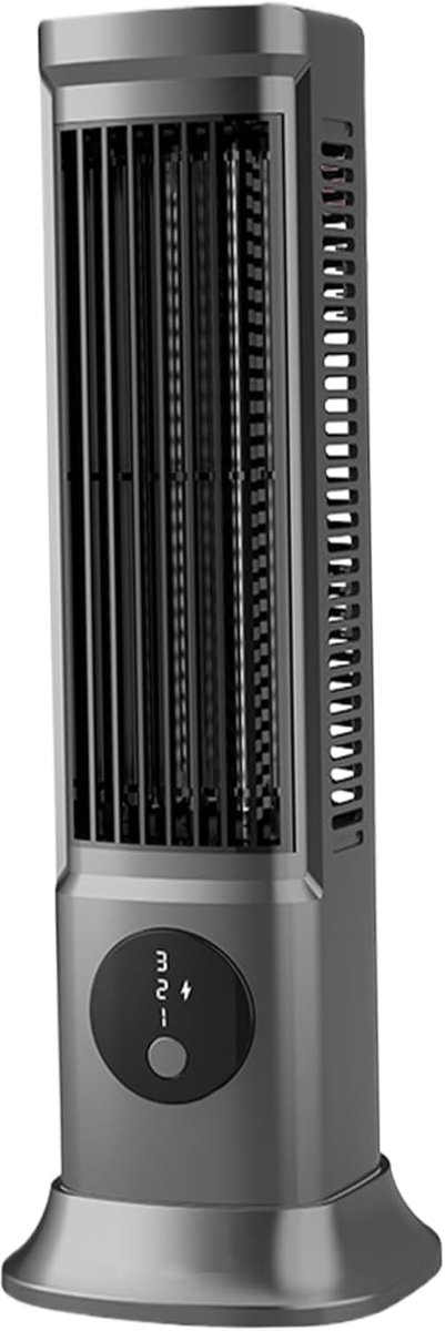 Torenventilator - Stille Ventilator - Kamers Koelen - 90 Graden Oscillatie - 30x10x10 cm - Grijs