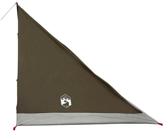 vidaXL - Backpacking - Tent - Bruin - en - Grijs - 4-persoons van Vidaxl — afbeelding 4