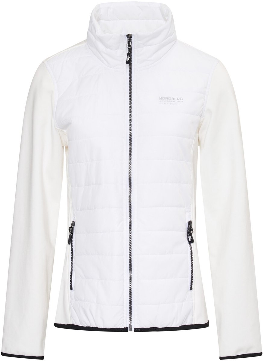 Nordberg Trine Fleece Vest Dames - White - Maat 3XL