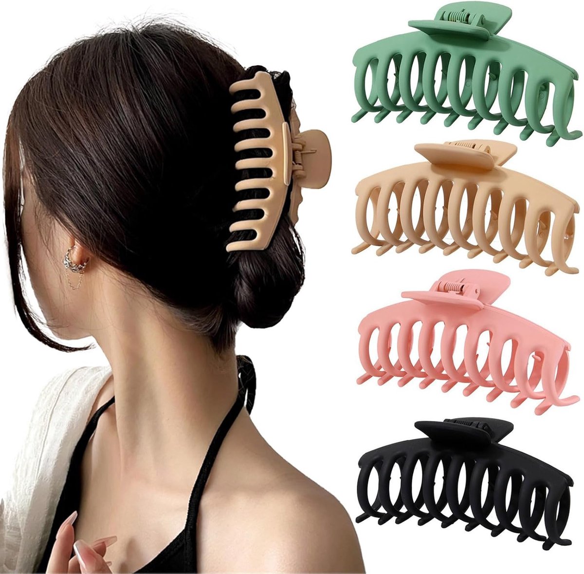 Extra Grote Haarspeld Clips Sterke Houdgreep voor Dik en Dun Haar Vrouwen