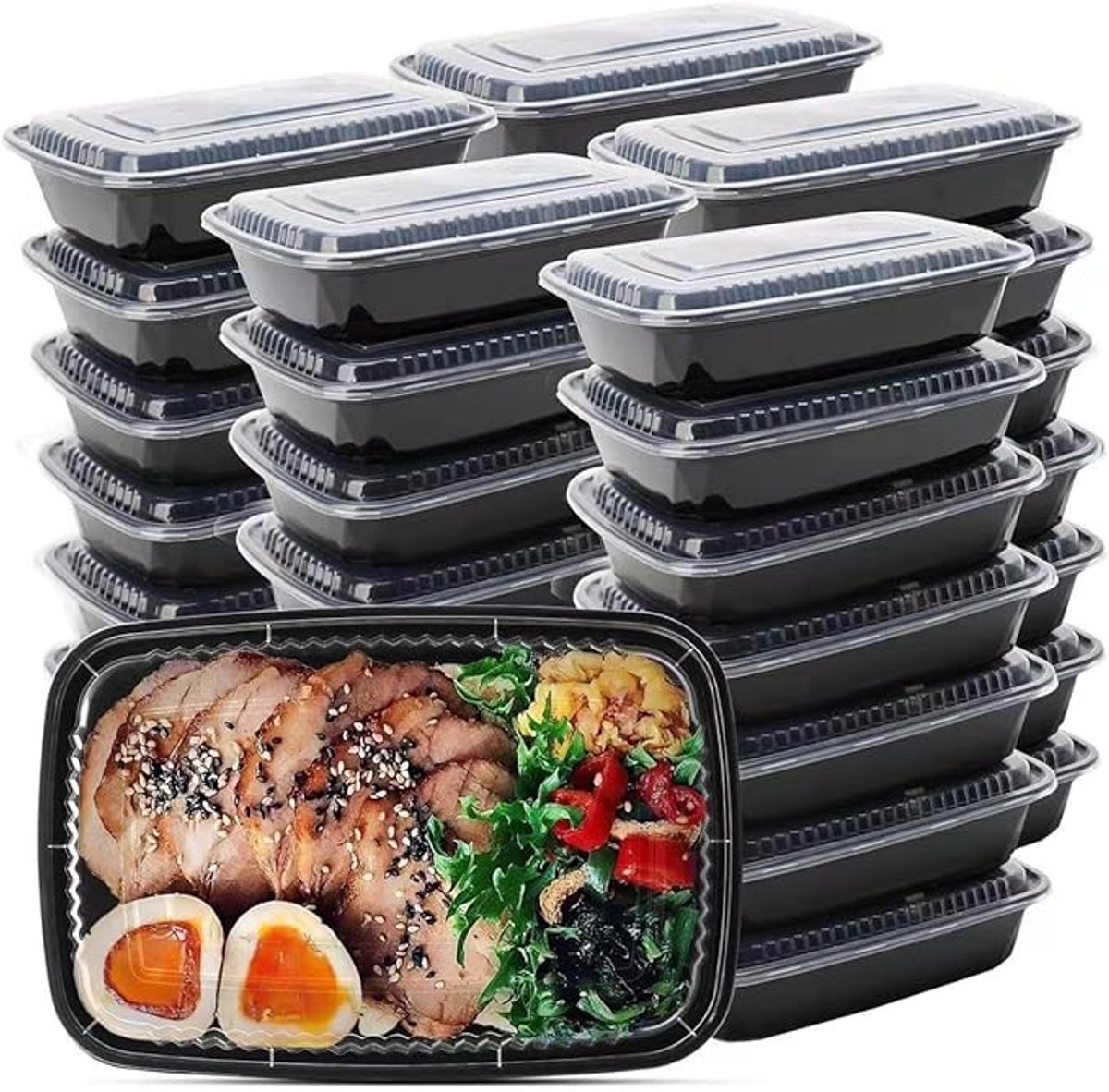 50-delig Maaltijdcontainer Set 946ml - Herbruikbare Lunchbox met Deksel