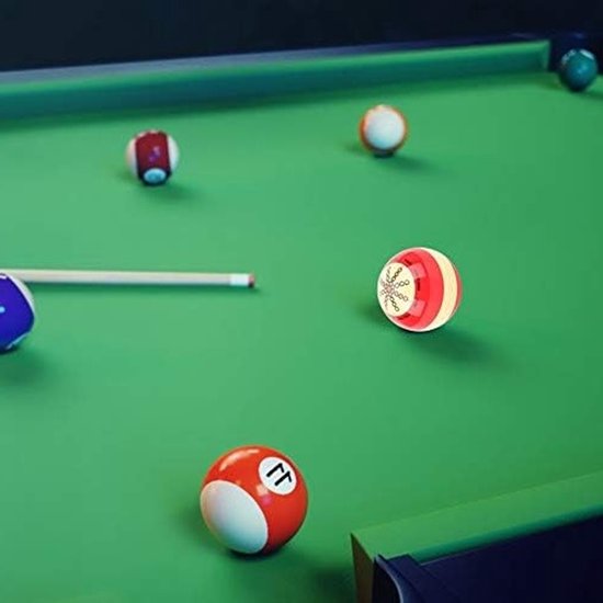 Biljartkeu Oefentraining - Draagbaar Accessoire - Slijtvast Harsmateriaal - Lichtgewicht - Geschikt voor Amerika Pool 8 Ball - Verbeter je Biljartvaardigheden - Speelbal — afbeelding 3