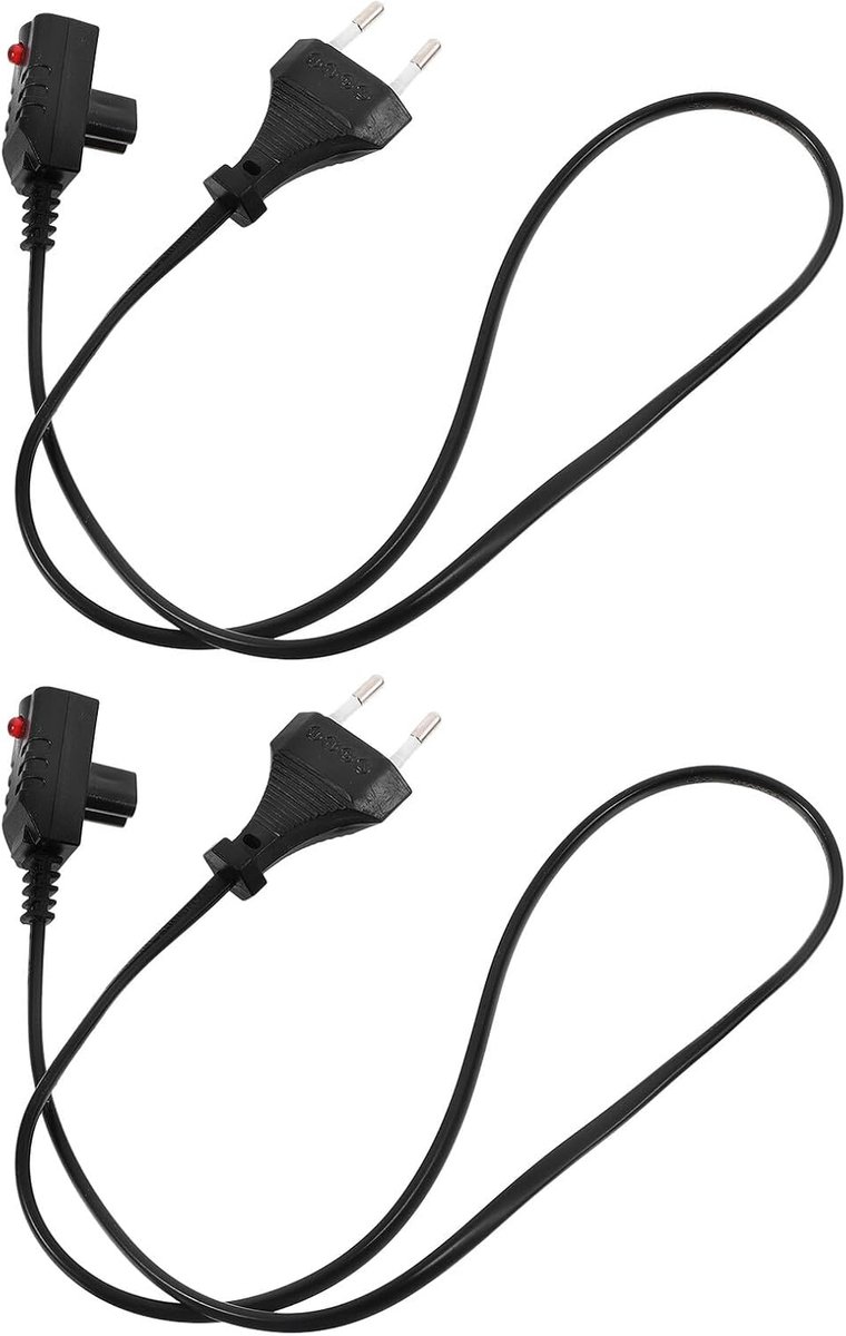 Oplader Voor Warmwaterzakken - Handwarmer Stekker - Snel Opladen - Universele Compatibiliteit - 74cm Lengte - Zwart
