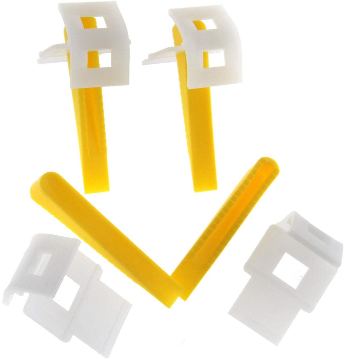 Dailygoods- Tegelspacers 100 Stuks - Vloertegelafstandhouder - Kunststof - Nivellering Systeem - Voor Tegeldikte 8-13 mm - Perfect Vlak Resultaat - Afstandhouders