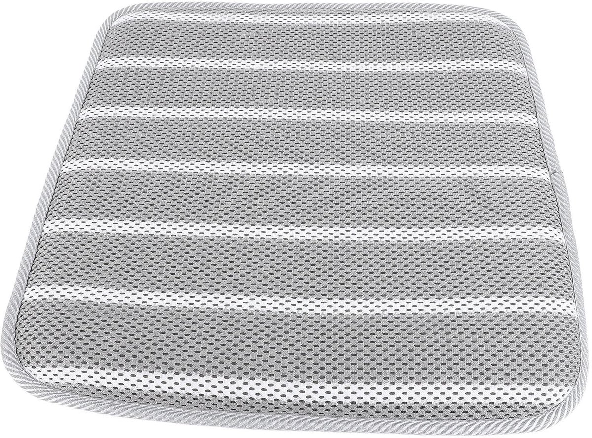 Dailygoods- Douche-zitkussen ademend - Stoelkussen - 4D-gaasdoek - Comfortabel - 45 x 45 x 3 cm - Verbeterde badervaring