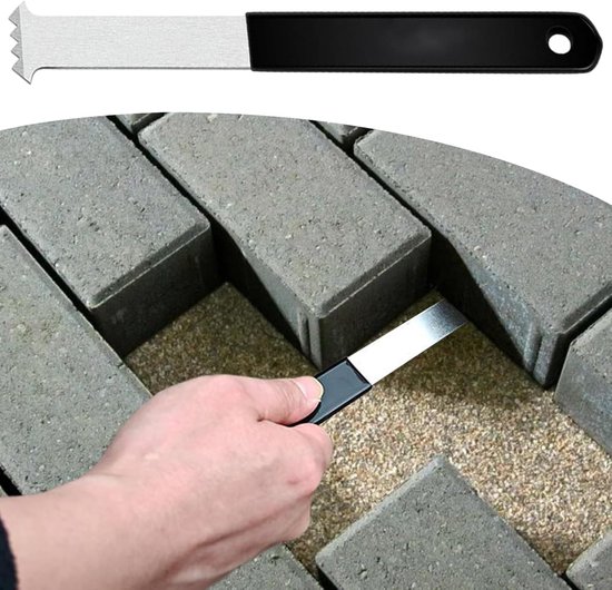Gereedschap voor Bestrating - Straatsteenverwijderaar - Stenen Verwijderen - Dubbele Voegenschraper - 23.1 x 4.5 x 2.8 cm - Niet gespecificeerd — afbeelding 5