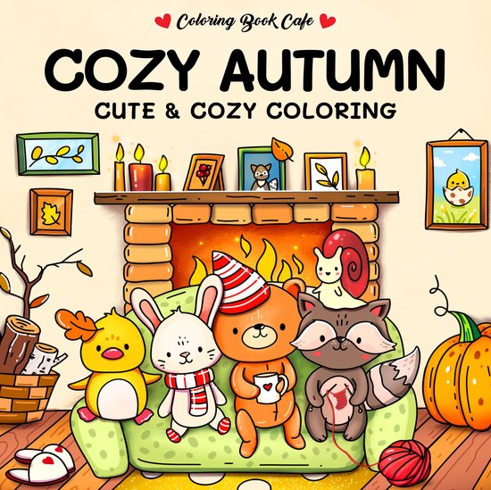 Cozy Autumn (English) - Coloring Book Cafe