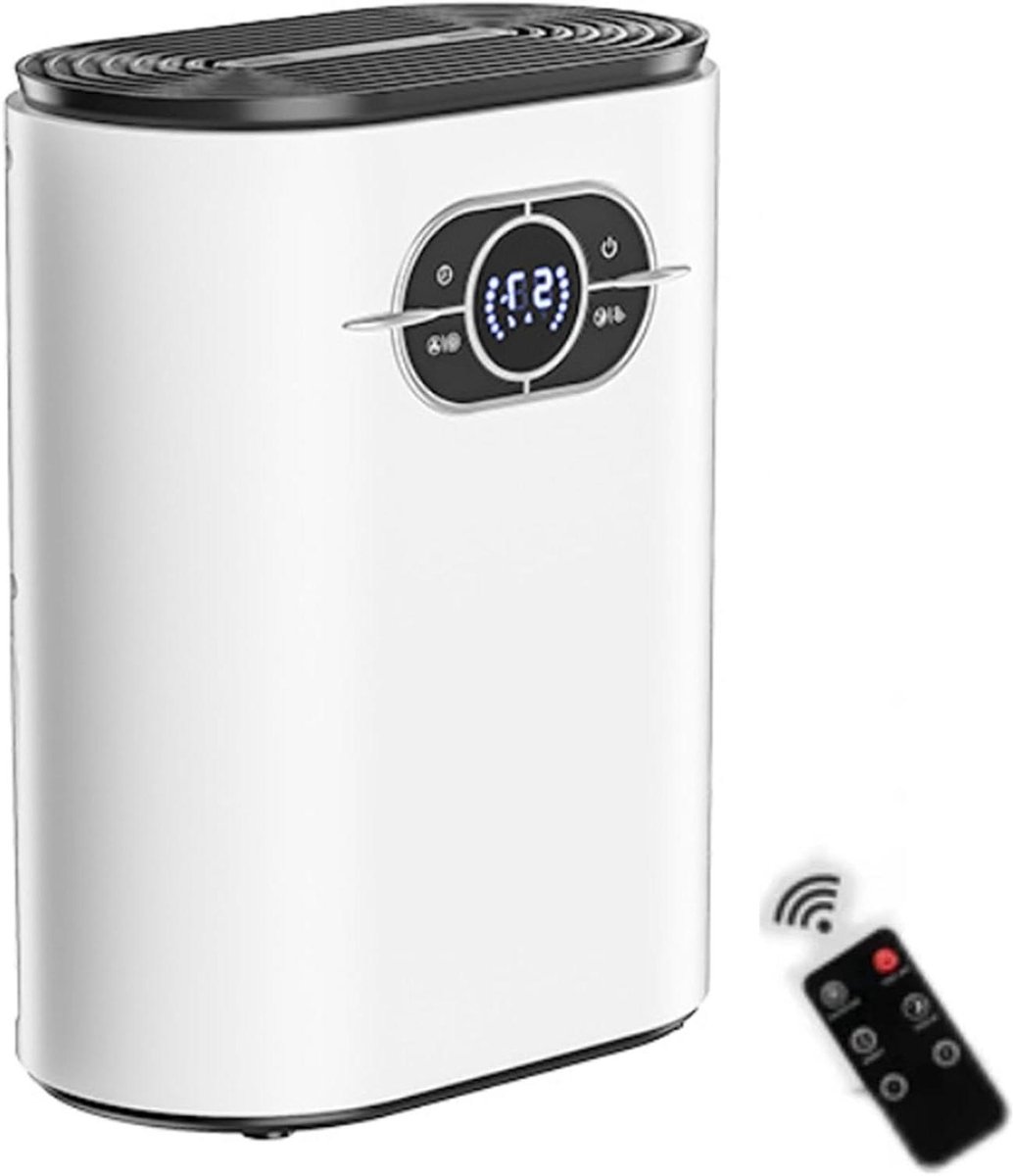 Luchtontvochtiger - Vochtabsorber - Binnenklimaat Verbeteren - Zuivering en Ontvochtiging - 1200 ml Tank - Wit