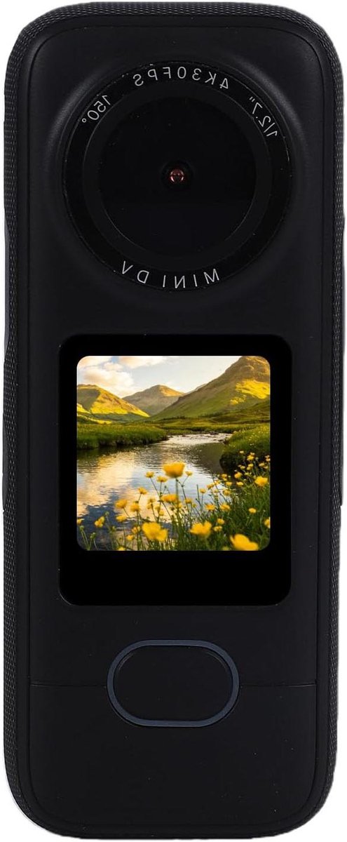 4K Actiecamera - Outdoor Camera - Avontuur Vastleggen - 150° Ultragroothoeklens - 20 MP - Zwart