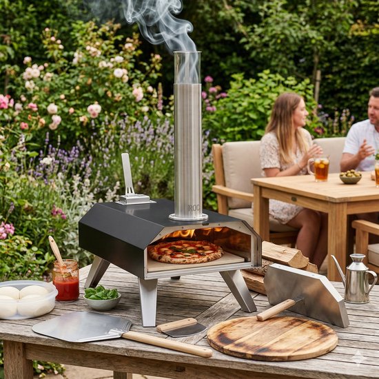 Pizzaoven voor buiten - met pizzasteen — afbeelding 5