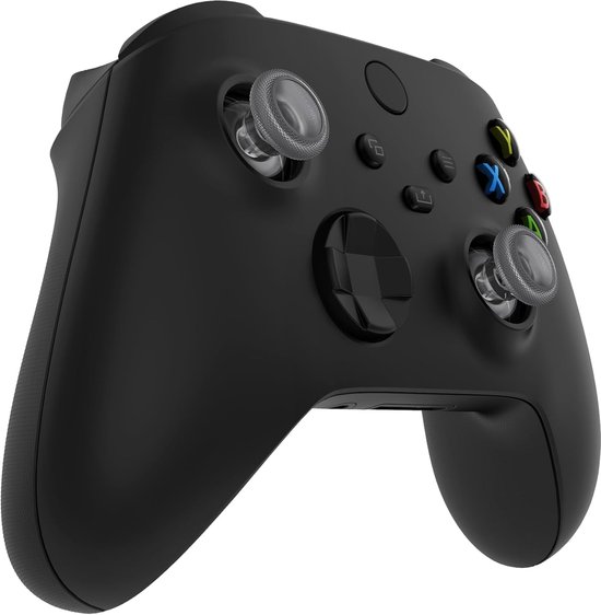 Vervangende Thumbsticks - Analoge Joysticks Controllerknoppen - Games Spelen - Transparant Zwart Design - 2 stuks - Zwart — afbeelding 4