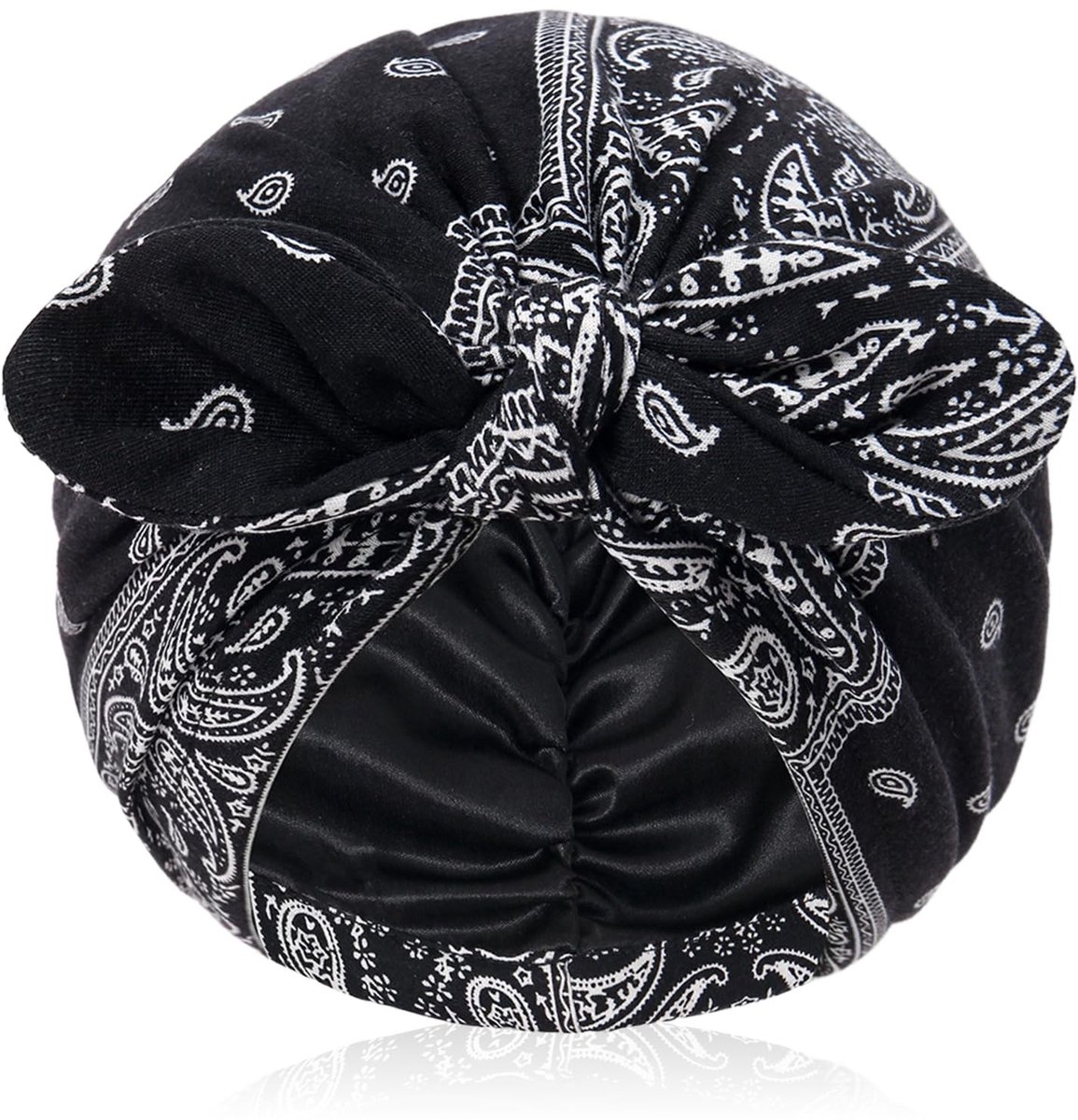 Dailygoods- Muts Gevoerd - Hoofddeksel voor Vrouwen - Zijdeachtig Katoen - Slaapcap - Haarverzorging - Comfortabel en Ademend - Tulband