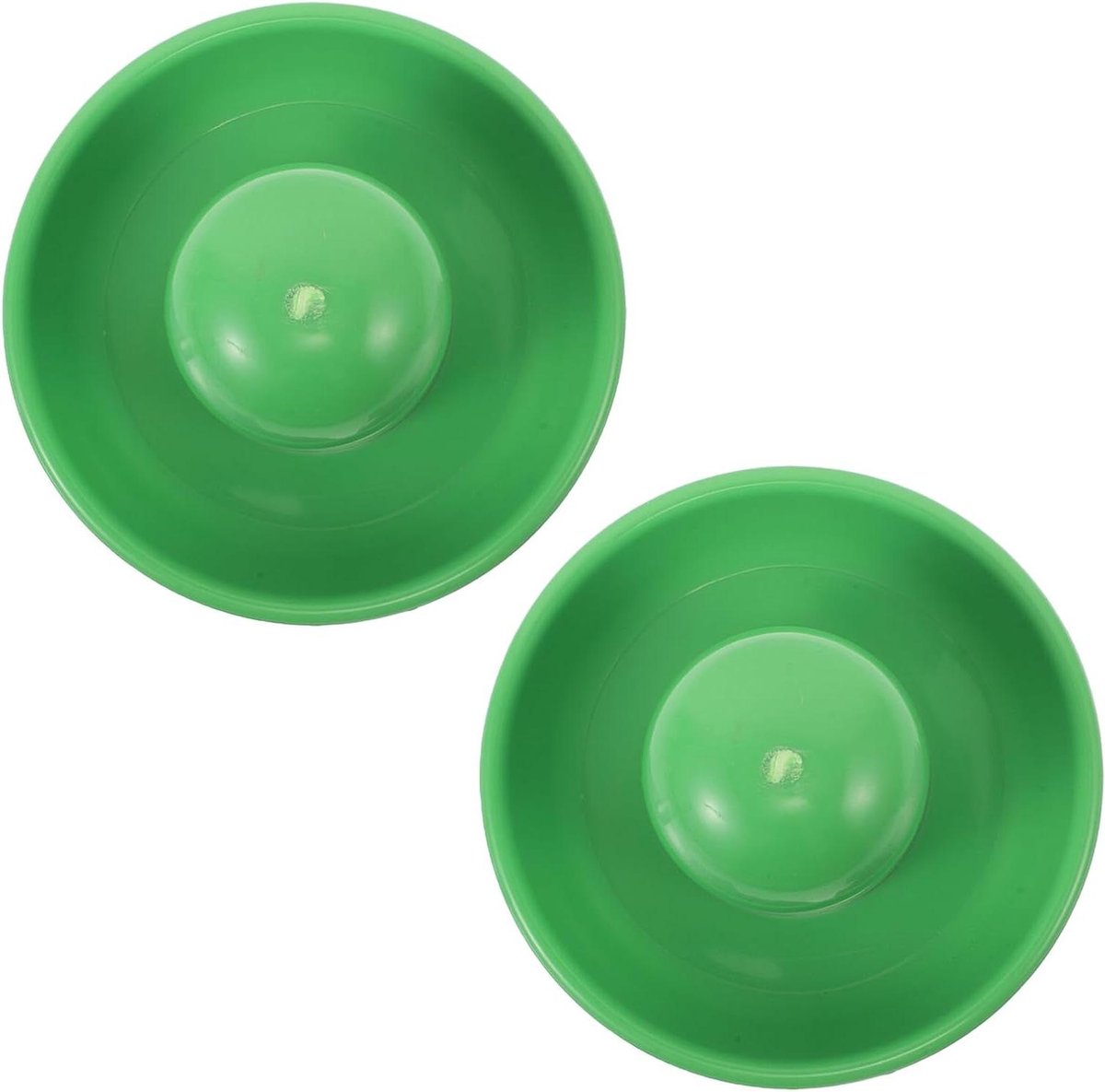 Airhockey Duwers - Tafel Accessoires - Spel Verbeteren - Ergonomische Hendel - 2 Stuks - Groen