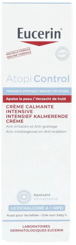 Eucerin AtopiControl Huidcreme - Crème Droge huid - Geurvrij – 40 ml