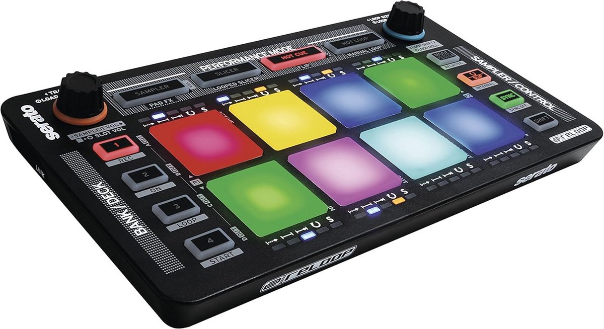 DJ Controller - Pad Controller - Muziek Maken - 8 Snelheidsgevoelige Pads - Compact Design - Zwart