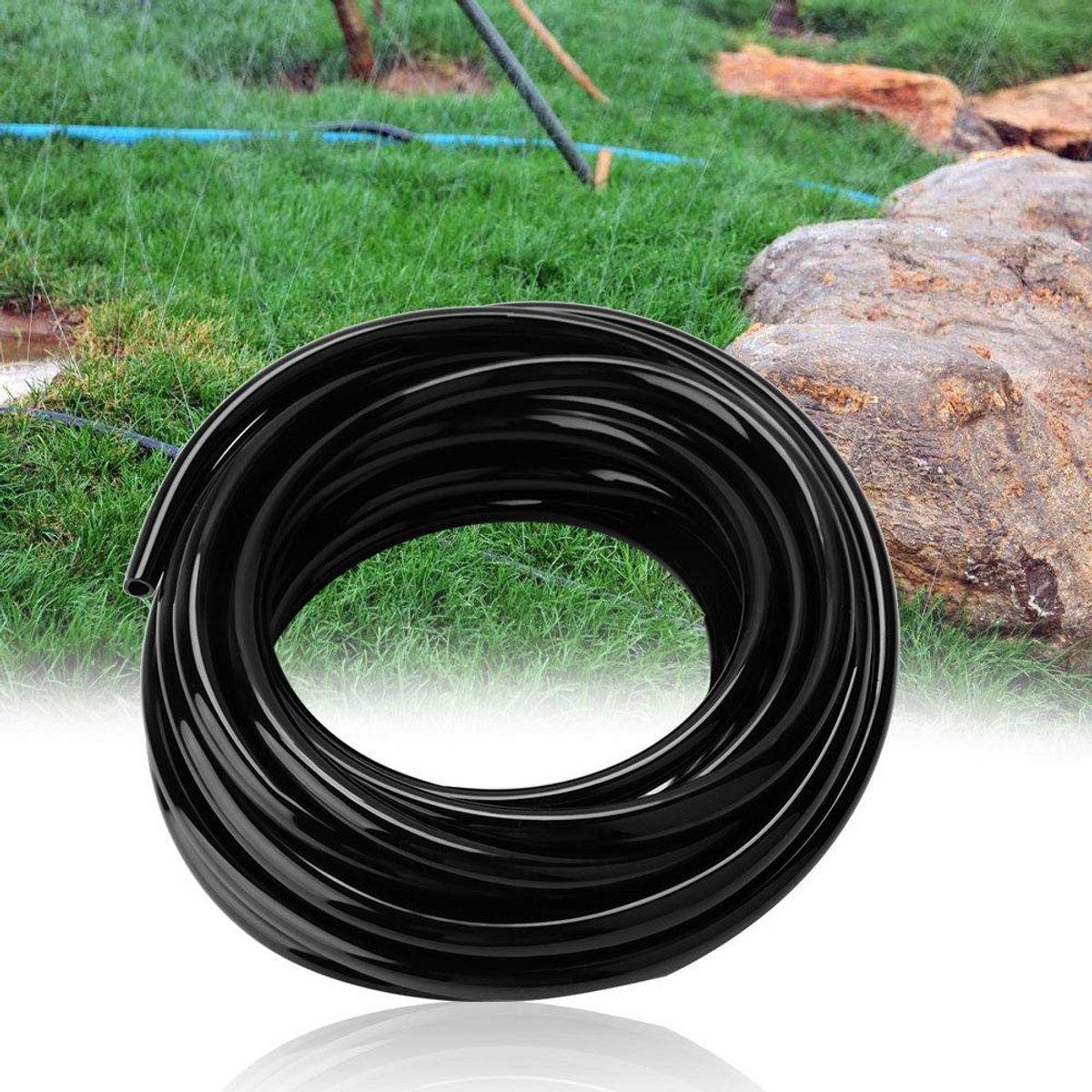 Dailygoods- Waterslang 10 Meter - Tuinslang PVC - Tuinirrigatie - Microverbinding - Verstuivingsmondstuk - Antiveroudering - Zachte Binnenwand