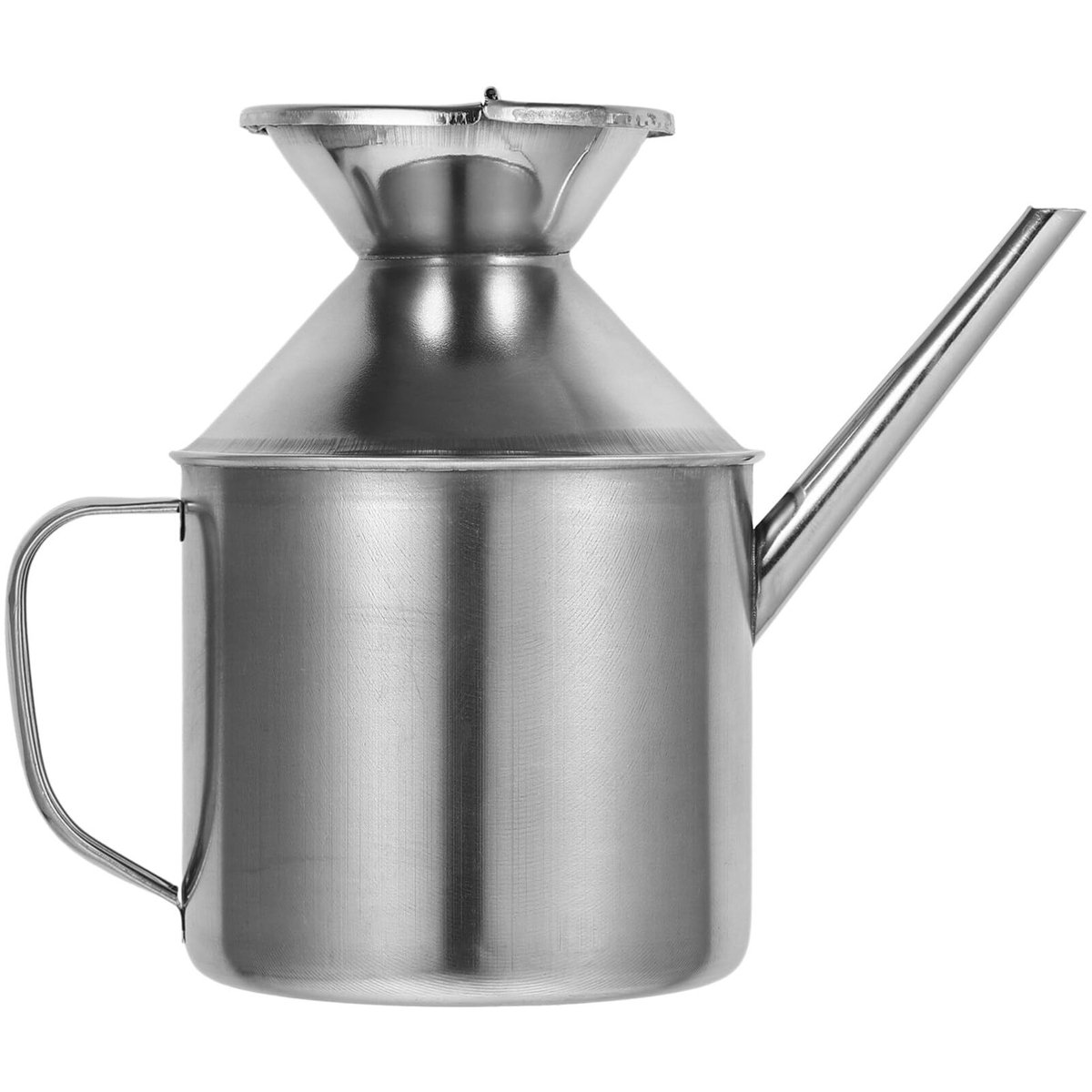 Dailygoods- Oliecontainer RVS - Oliekan - Sausdispenser - Azijnfles - Gemakkelijk schenken - Lekvrij en vaatwasserbestendig