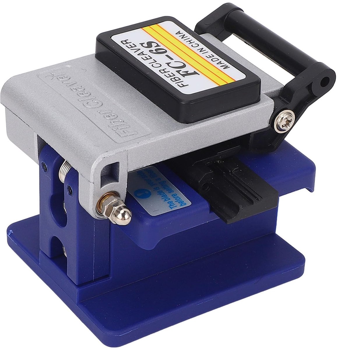 Dailygoods- Vezelsplitser Hoge Precisie - Optische Vezel Cleaver - 16 Splijtenposities - Snijdlengte 9-16 mm - Automatische Snijfunctie - Klemfunctie voor Strakke Vezels - Vezelsnijder