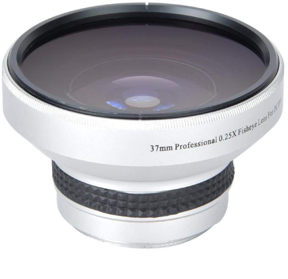 Dailygoods- Fisheye-lens Lichtgewicht 37 mm 0,25x - Aluminiumlegering - Robuust - Super Fisheye Effect - Geschikt voor 37 mm Cameralenzen - Handig in gebruik - Camera Lens