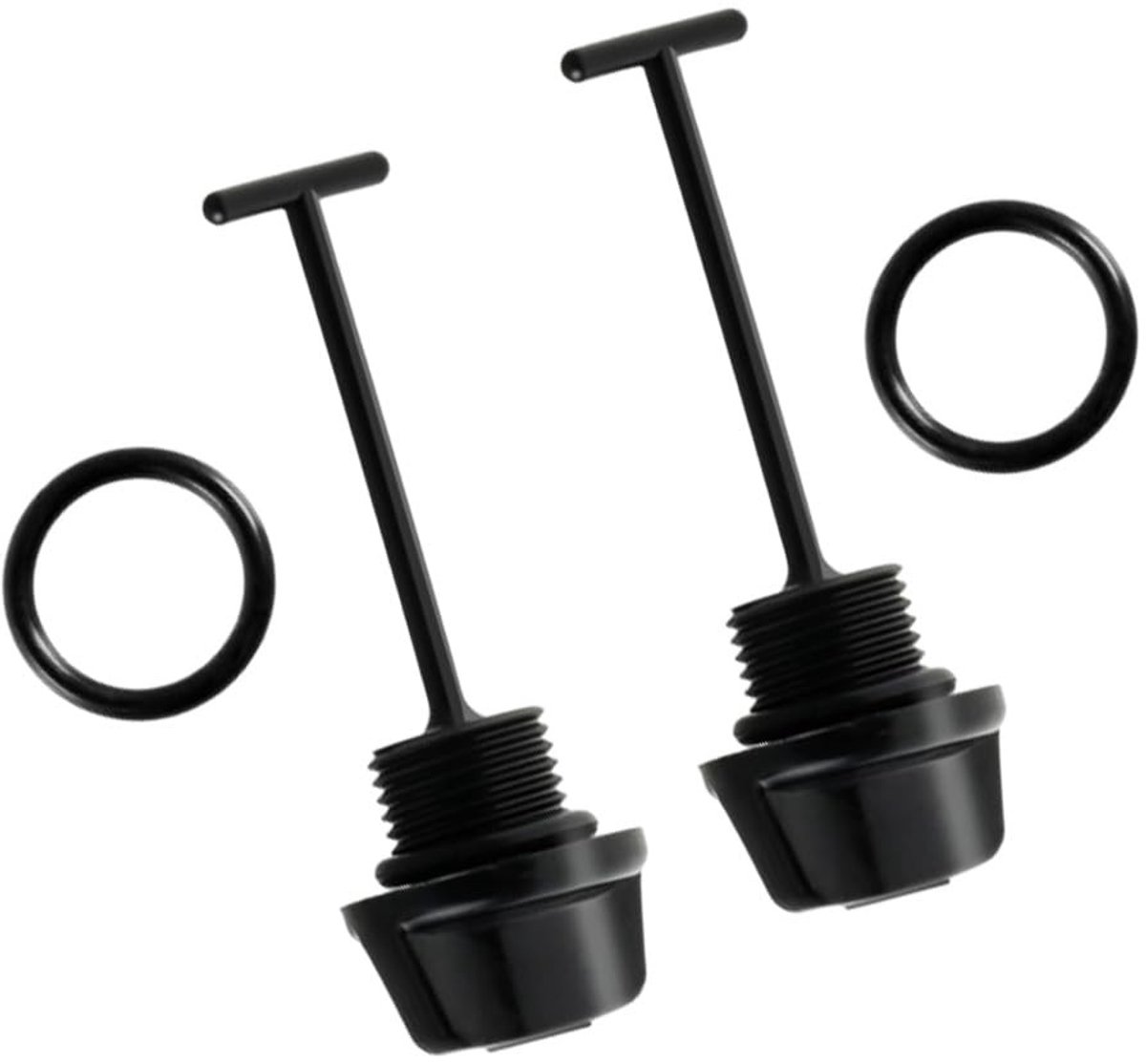 Dailygoods- Afvoerdop ABS Zwart - O-ring - Compatibel met Kawasaki - Onderdeelnummer 92066-3783-6Z - Schaalmodel 1200 STX-R - Ultra 150 - 800 SX-R - Afvoerplug