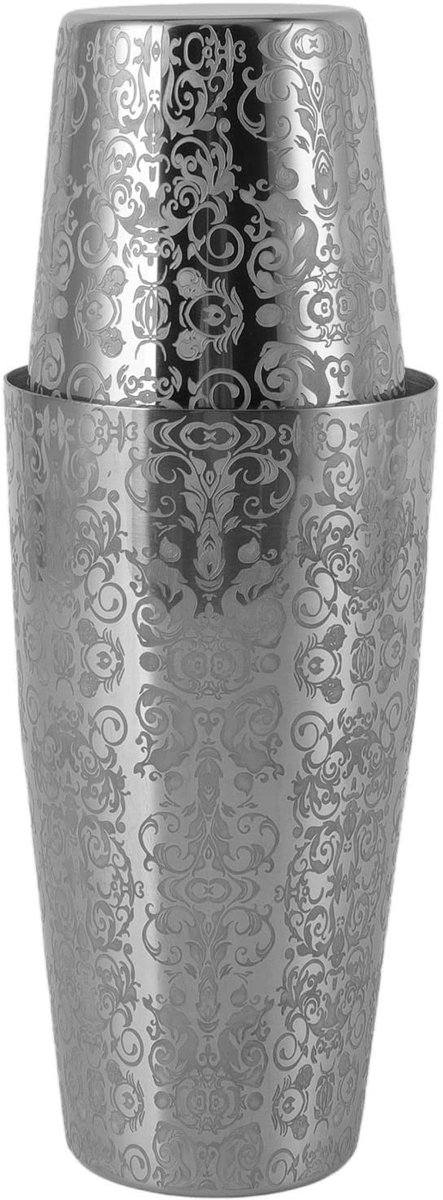 Dailygoods- Cocktailshaker Roestvrij Staal - Boston Shaker - Cocktailshaker Set - Vaatwasmachinebestendig - Robuust - Ideaal voor Bar - Barware