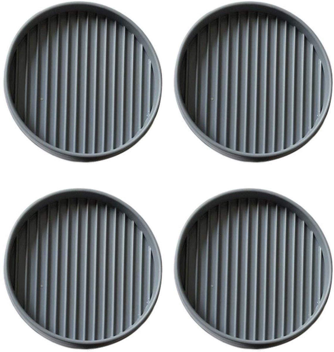 Dailygoods- Vloerbeschermer Rubber - Antislip Meubel Pads - 4 Stuks - Ronde Vloerbescherme