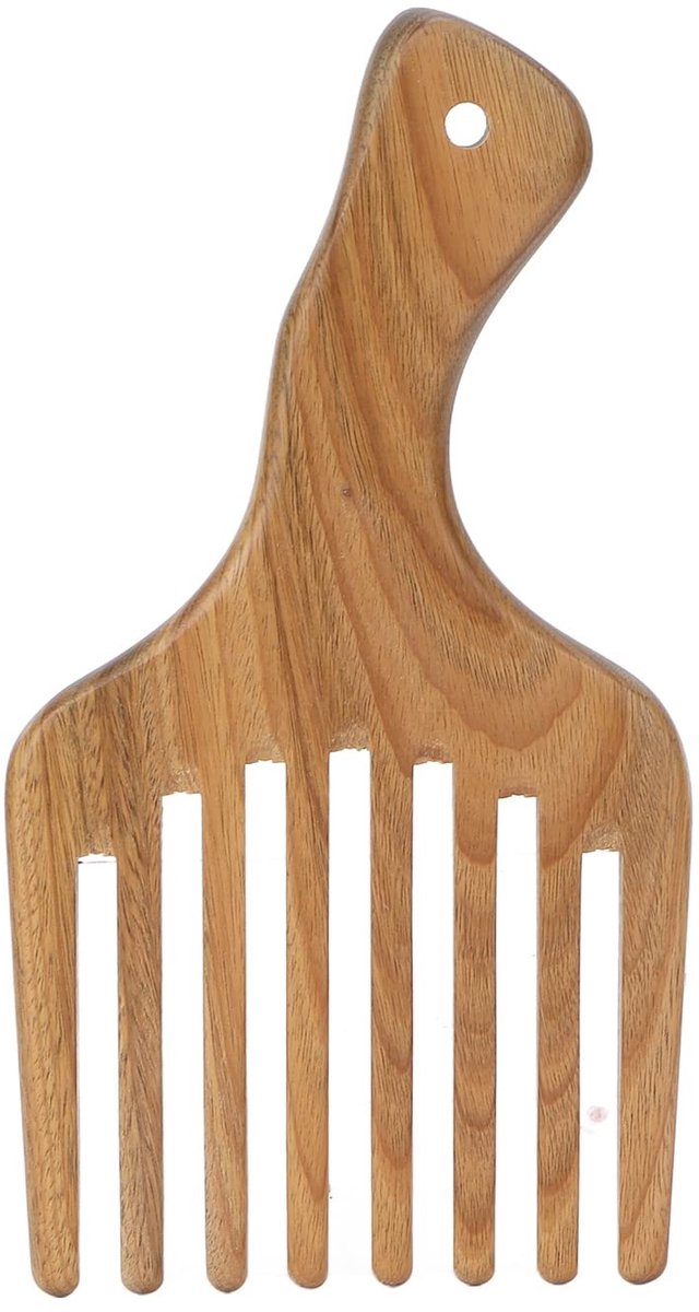 Dailygoods- Haarkam Houten - Brede Tand - Haarverzorging - Ontwarren - Haarstyler - Geschikt voor Heren/Dames - Kam