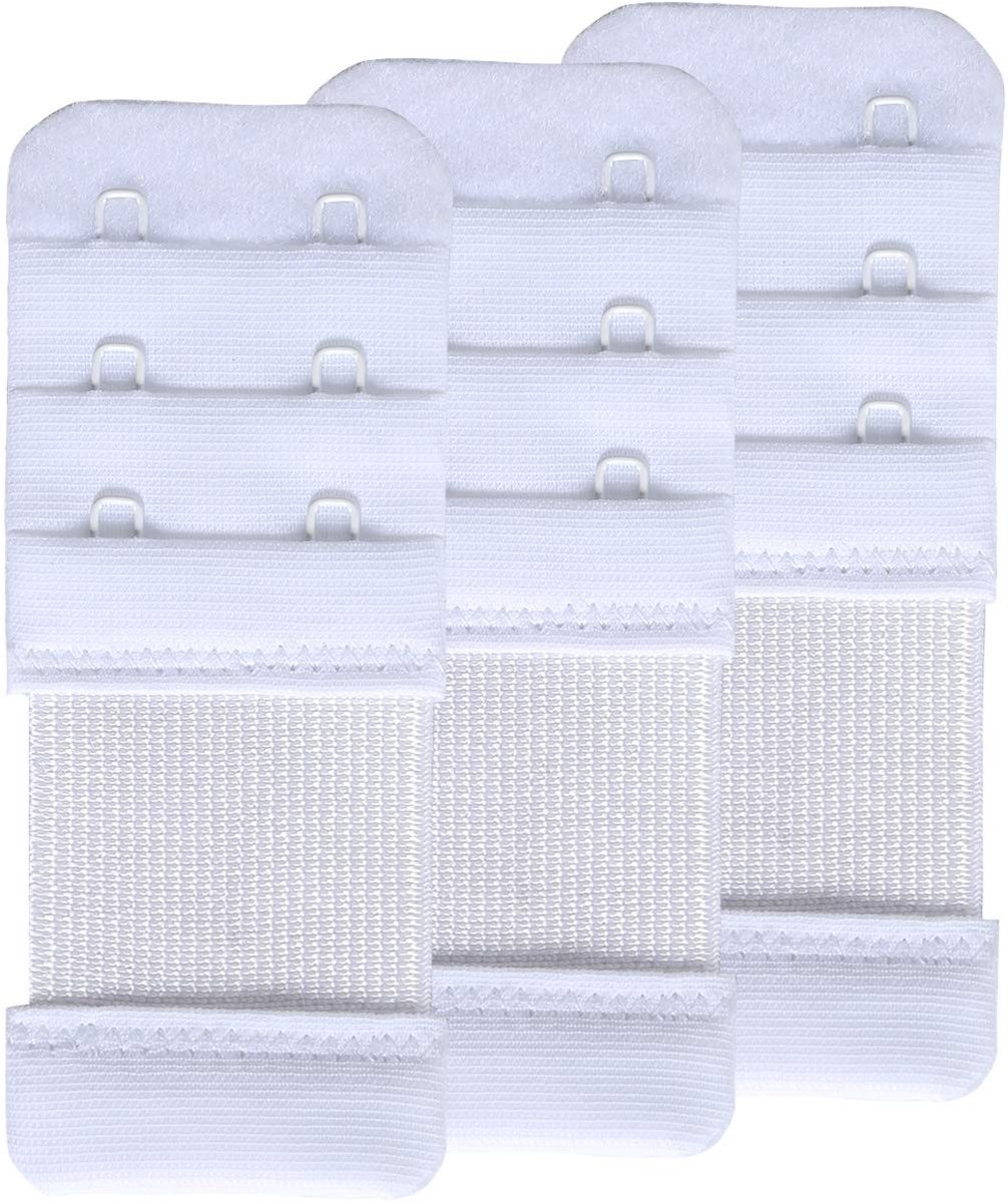 Dailygoods- Beha-extenders Zacht - 2/3/4/5/6 Haken - Verstelbare Lengte - Flexibel - Comfortabel - Roestvrij Staal Haken - Bh-verlenger