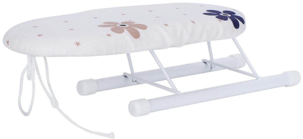 Dailygoods- Strijkplank Mini - Opvouwbaar - Antislip - Verwijderbare Hoes - Ruimtebesparend - Afmetingen 124 x 38 cm - Strijktafel