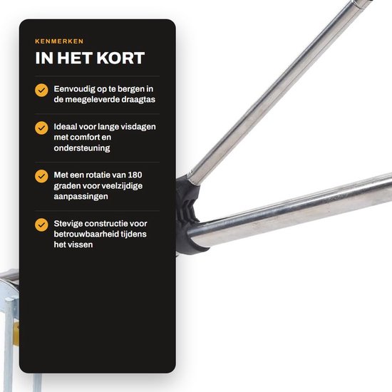 Telescopische Hengel Houder - Y Vorm - Rvs - Vis Pole Beugel Stand - Visgerei Rest - Vissen Ondersteuning Rack — afbeelding 3