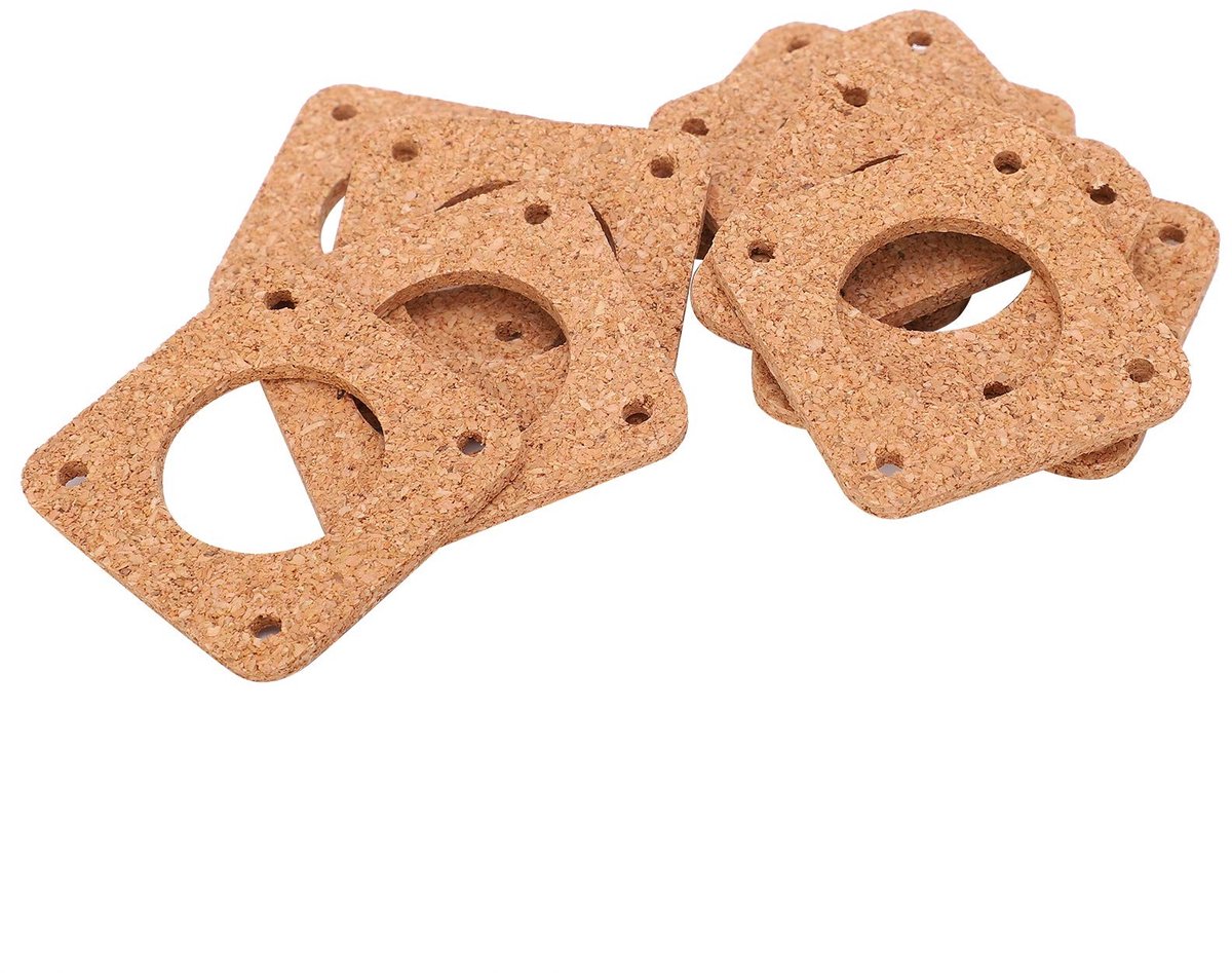 Dailygoods- Trillingsdemper 20 Stuks - Demping Pads - Kurk - Geschikt Voor Nema 17 - 42 Stappenmotor - Hoogwaardige Kwaliteit - Dempingspad